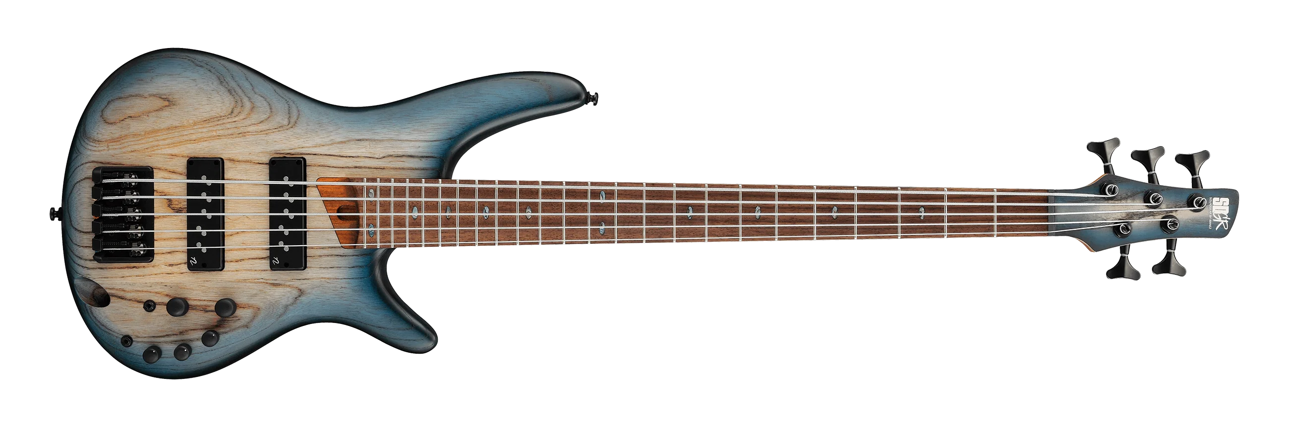 Ibanez Standard SR605E Electric Bass Guitar - Cosmic Blue Starburst Flat - Image 2