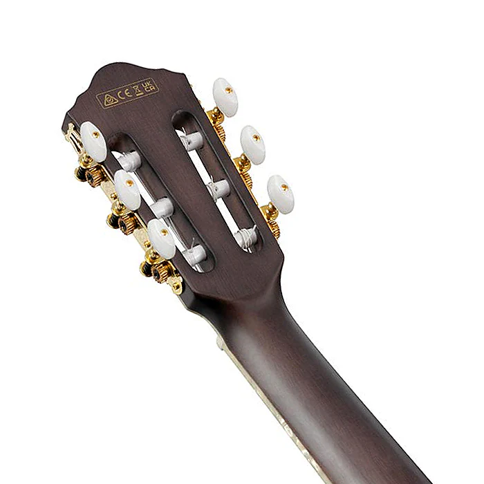 Ibanez TOD10N Tim Henson Signature Nylon Acoustic-electric Guitar - Transparent Black Flat - Image 7
