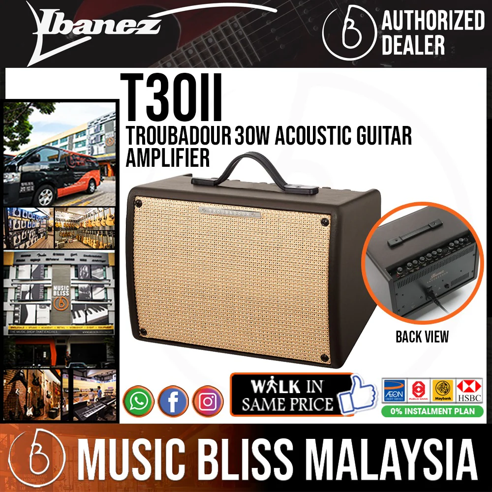 Ibanez Troubadour T30II 30-Watt Acoustic Combo Amplifier