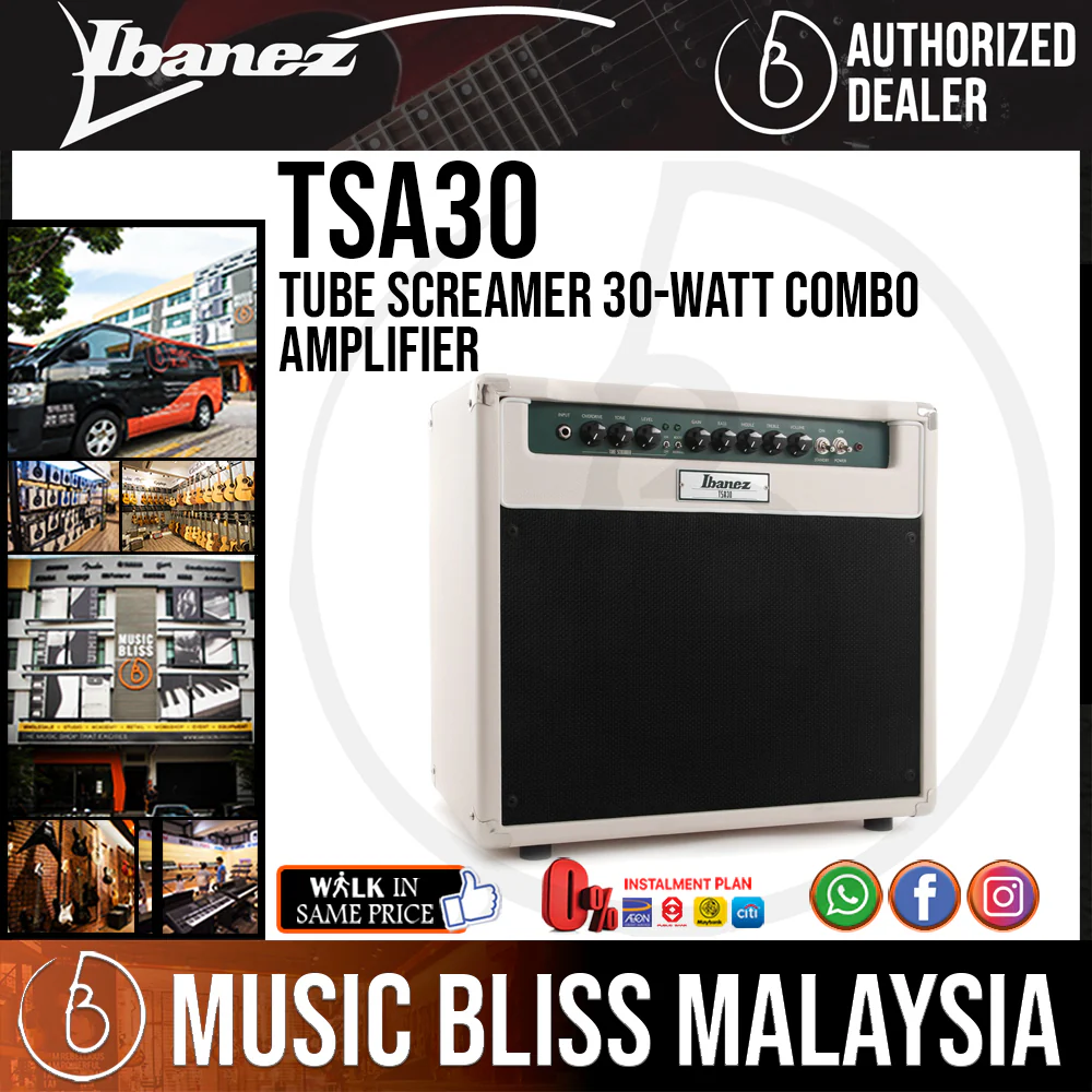 Ibanez TSA30 Tube Screamer 30-Watt Combo Amplifier