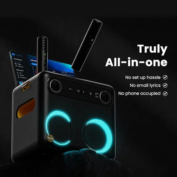 Ikarao Break X2 Premium Portable Wireless Audio Machine with 106dB Sound Pressure, Dual 4-inch Woofers, and 10.1” HD Screen - USB C - Image 5