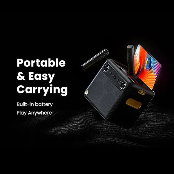 Ikarao Break X2 Premium Portable Wireless Audio Machine with 106dB Sound Pressure, Dual 4-inch Woofers, and 10.1” HD Screen - USB C - Image 6