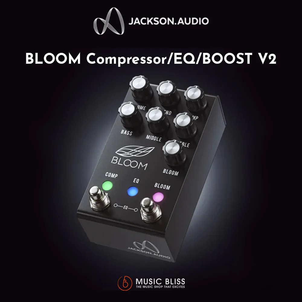 Jackson Audio Bloom Optical Compressor/EQ/Boost Pedal - Anodized Black