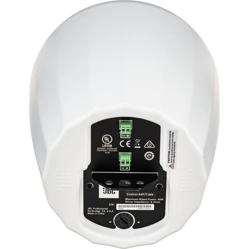 JBL Control 64P/T Compact Full-Range Pendant Loudspeaker - Pair - White - Image 3