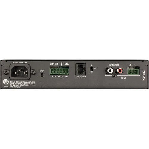 JBL CSA140Z 40W 70/100V Power Amplifier - Image 3