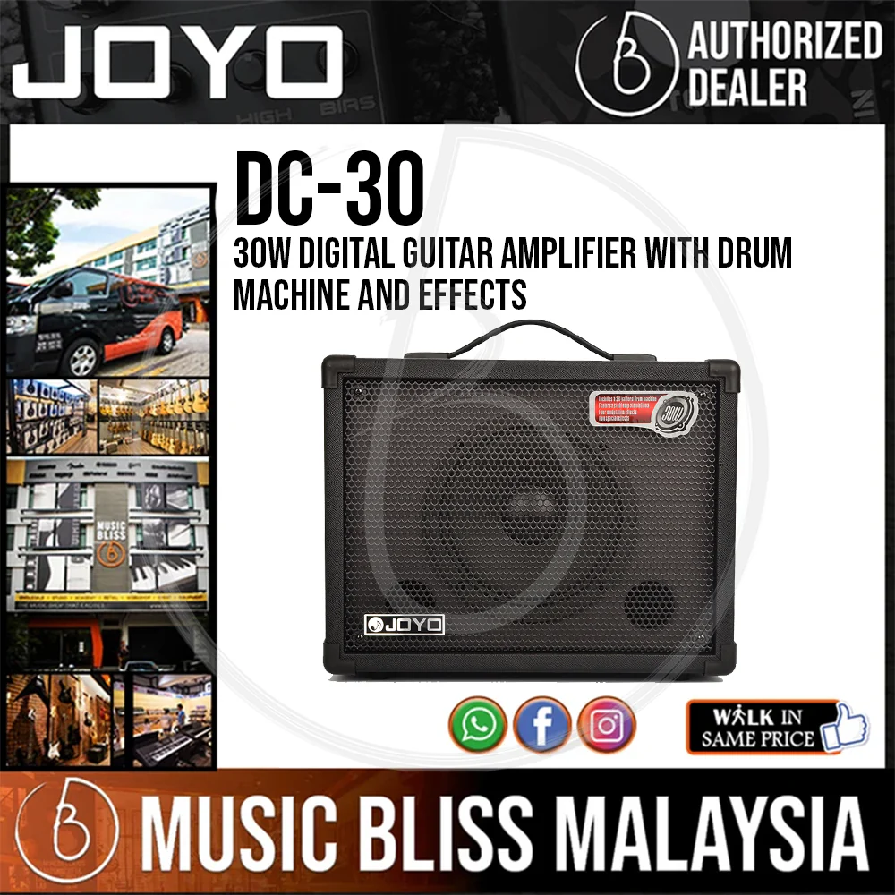 Joyo DC-30 30W Digital Guitar Amplifier With Drum Machine and Effects
