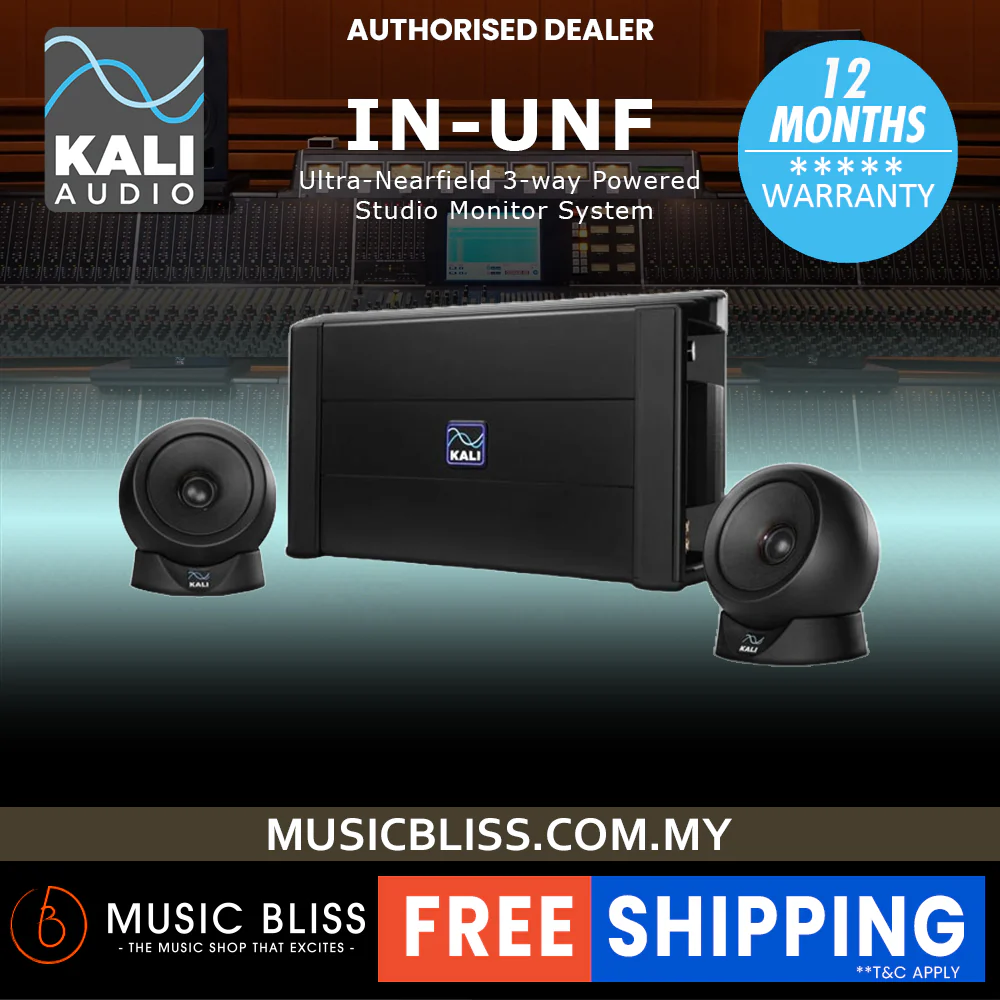 Kali Audio IN-UNF Ultra-Nearfield 3-way Powered Studio Monitor System