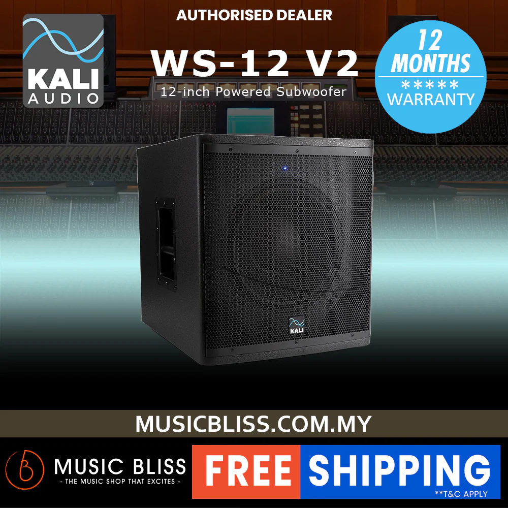 Kali Audio WS-12 V2 12" Powered Subwoofer