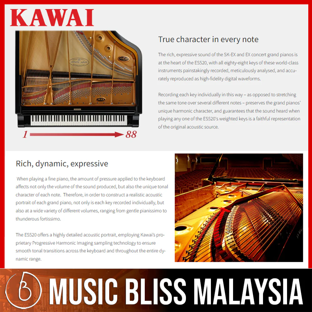 Kawai ES-920 Portable Digital Piano - Black - Image 10