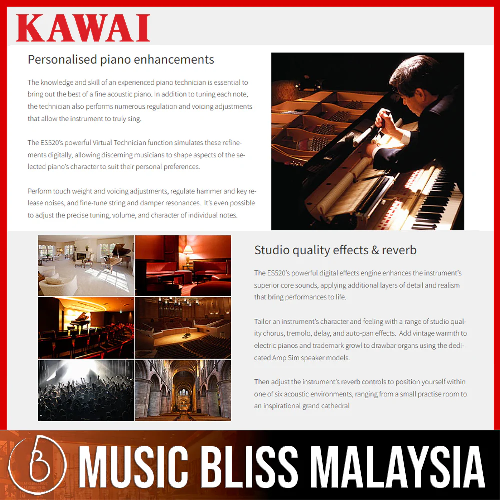 Kawai ES-920 Portable Digital Piano - Black - Image 11