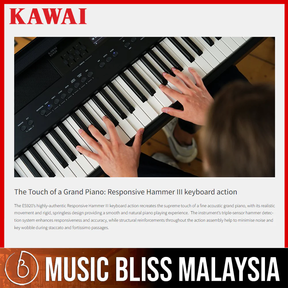 Kawai ES-920 Portable Digital Piano - Black - Image 5