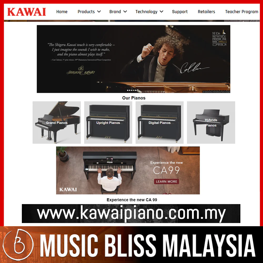 [Brand New] Kawai K-300 [Made in Indonesia] Professional Acoustic Upright Piano - Ebony Polish *122CM Acoustic Exam Model Piano* - Image 8