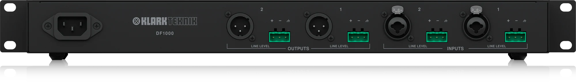 Klark Teknik DF1000 Ultra-Fast and Fully Automatic Dual Channel Feedback Suppression Processor - Image 3