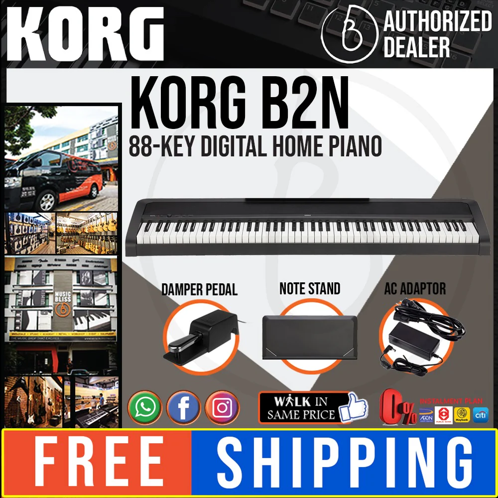 Korg B2N Digital Piano - Black *0% INSTALLMENT*