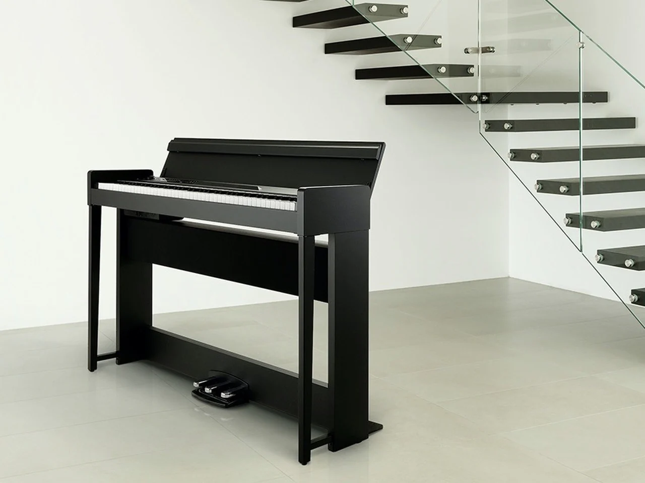 Korg C1 Air Digital Piano with Keyboard Bench - Black *0% INSTALLMENT* - Image 3
