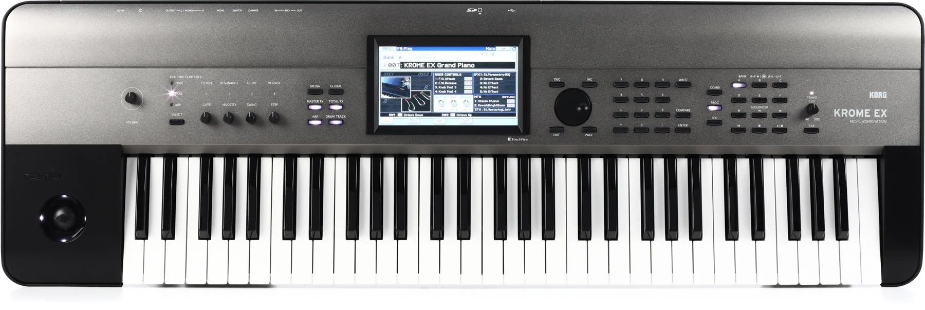 Korg Krome EX 61 61-Key Synthesizer Workstation with 0% Instalment - Image 2