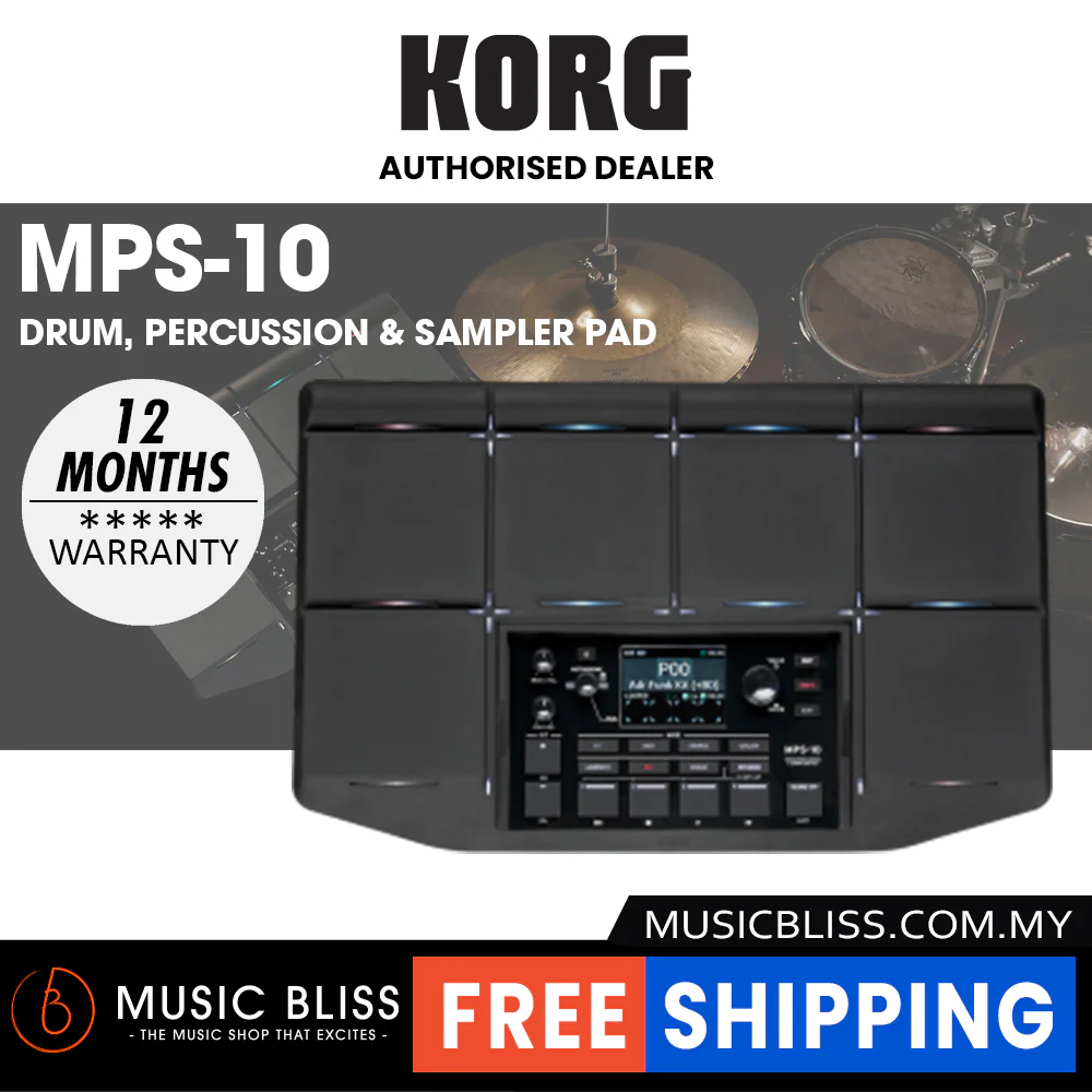 Korg MPS-10 Drum Percussion and Sampler Pad