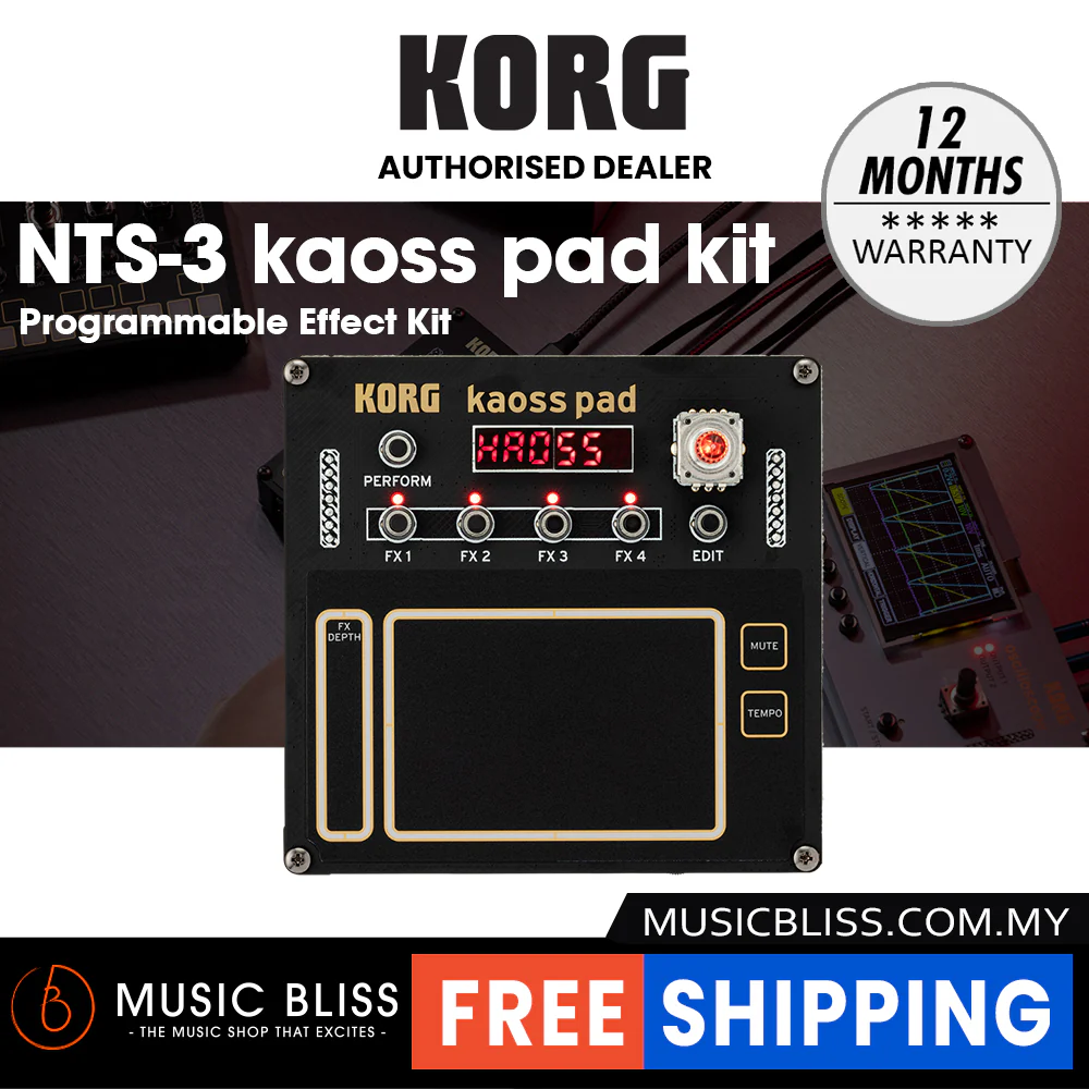 Korg Nu:Tekt NTS-3 KAOSS Pad DIY Kit with 0% Instalment