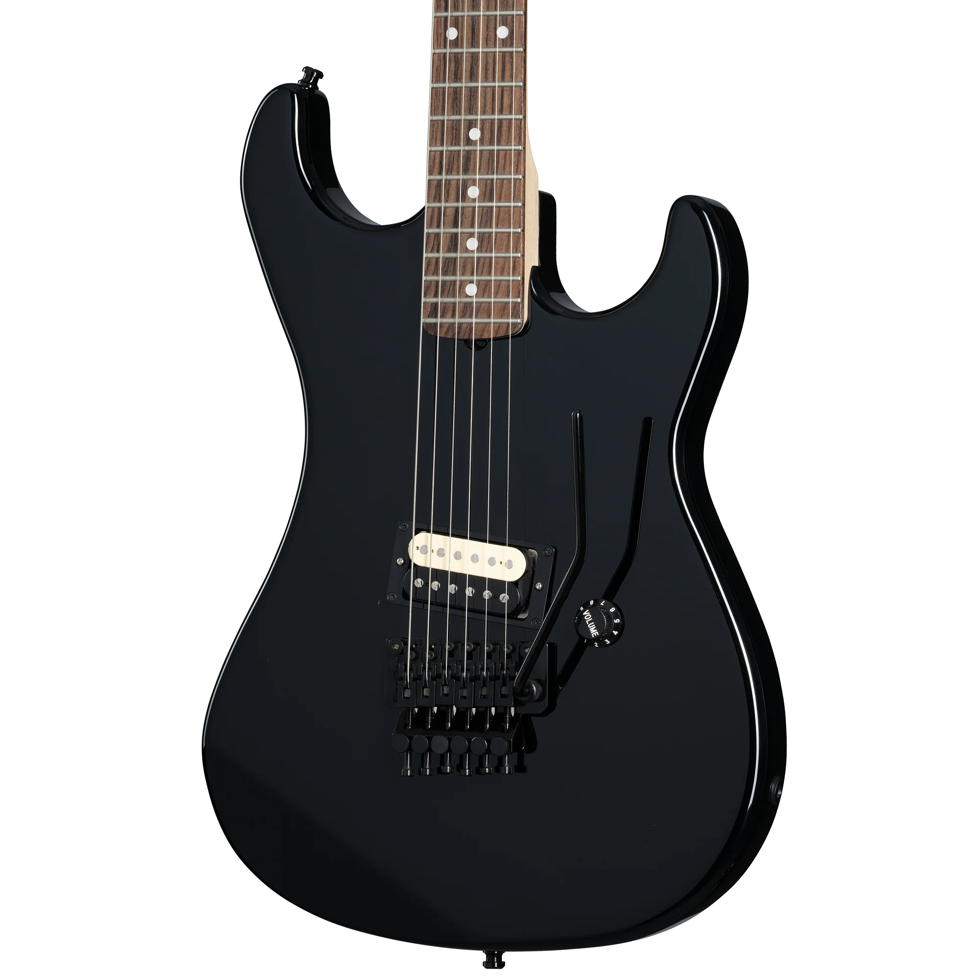 Kramer 1983 Baretta Reissue Electric Guitar, Case Included - Ebony [Made in Japan] - Image 2