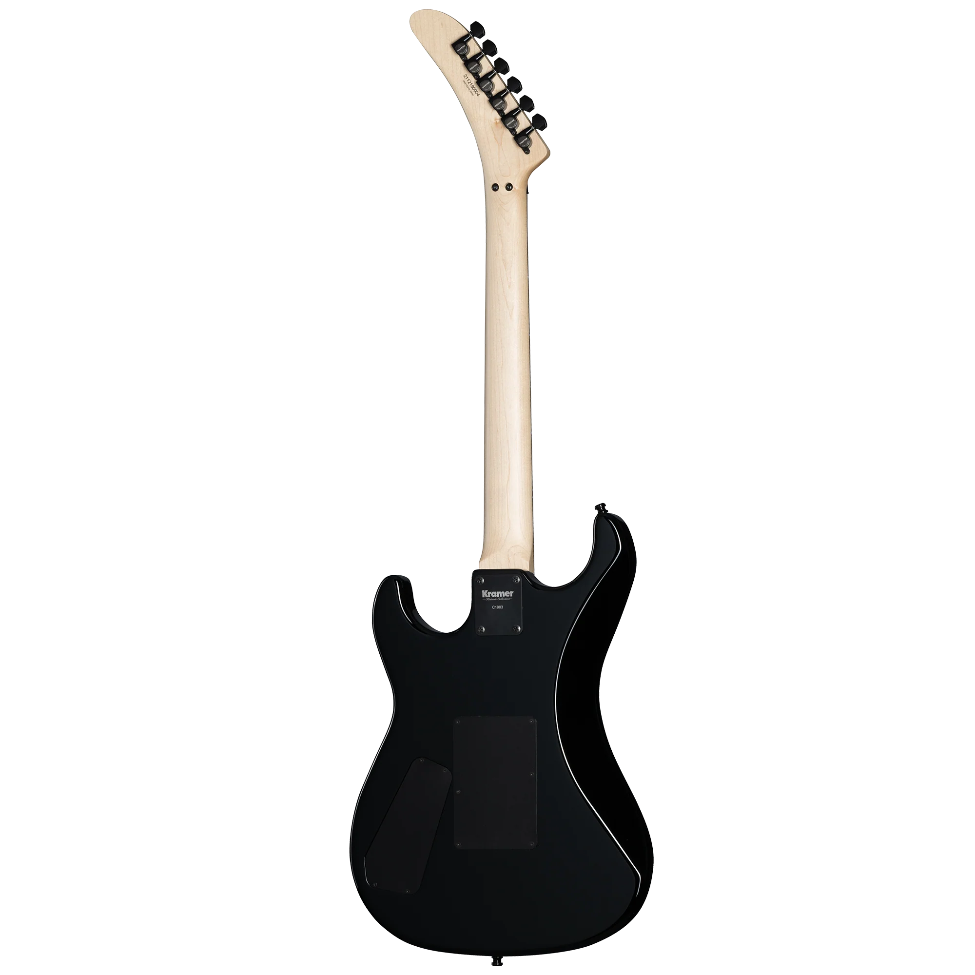 Kramer 1983 Baretta Reissue Electric Guitar, Case Included - Ebony [Made in Japan] - Image 5