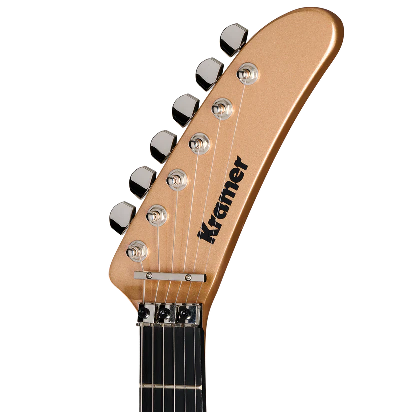 Kramer 84 HH Kill Switch Electric Guitar with Premium Gig Bag - Smoked Almond Metallic - Image 4
