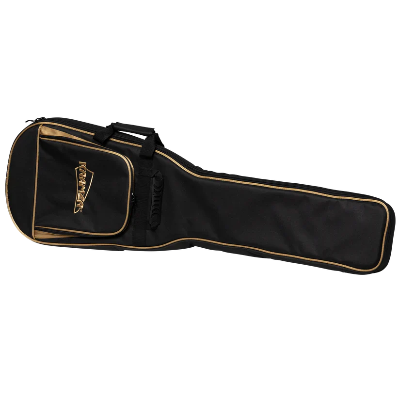 Kramer 84 Left-handed Electric Guitar with Premium Gig Bag - Intruder Black Satin - Image 10