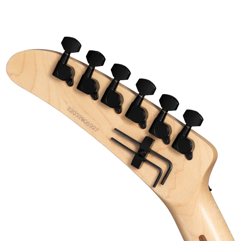 Kramer 84 Red Bullseye Electric Guitar with Premium Gig Bag - Black with Red Bullseye - Image 6