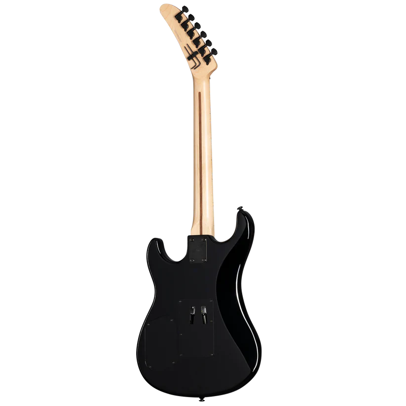 Kramer 84 Red Bullseye Electric Guitar with Premium Gig Bag - Black with Red Bullseye - Image 7