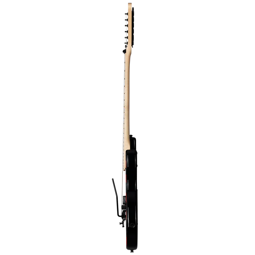 Kramer 84 Red Bullseye Electric Guitar with Premium Gig Bag - Black with Red Bullseye - Image 8
