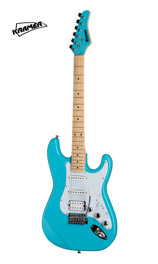 Kramer Focus VT-211S Electric Guitar - Teal - Image 2