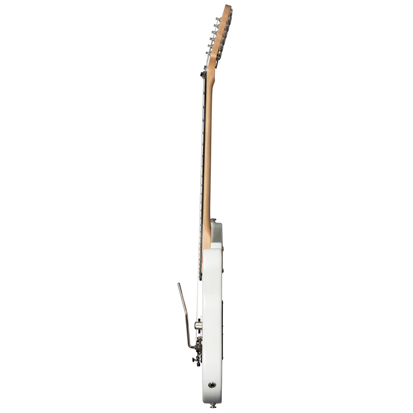 Kramer NightSwan Pixel Hearts Electric Guitar with Premium Gig Bag - Pearl White with Hearts - Image 9