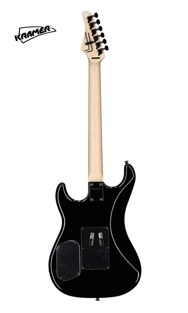 Kramer SM-1 Figured Electric Guitar - Black Denim Perimeter - Image 2