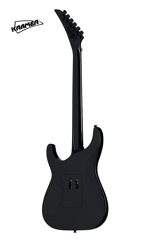 Kramer SM-1 Figured Left-handed Electric Guitar - Caribbean Blue Perimeter - Image 3