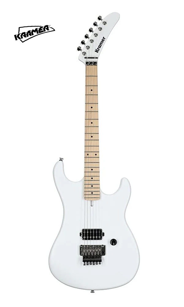 Kramer The 84 Electric Guitar with Premium Bag - Angel White Satin - Image 2