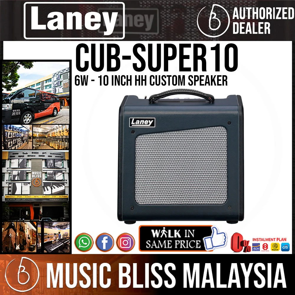 Laney CUB-SUPER10 6W 10" All Tube HH Custom Speaker Combo Amp
