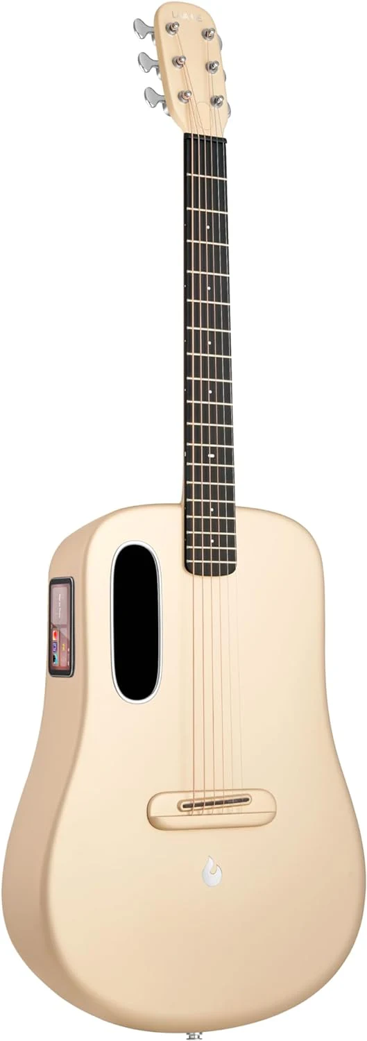 Lava ME 4 36″ Carbon Fiber Acoustic-Electric Guitar with Airflow Bag - Soft Gold - Image 2