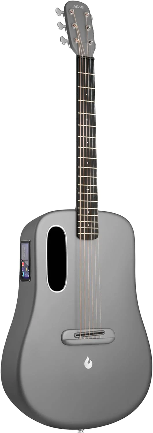 Lava ME 4 36″ Carbon Fiber Acoustic-Electric Guitar with Space Bag - Space Gray - Image 2