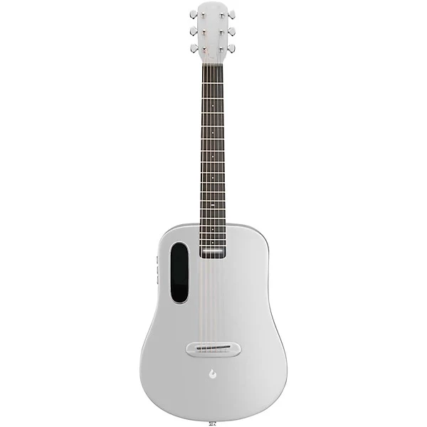 Lava ME AIR Carbon Acoustic-Electric Guitar with Airflow Bag - Silver - Image 2