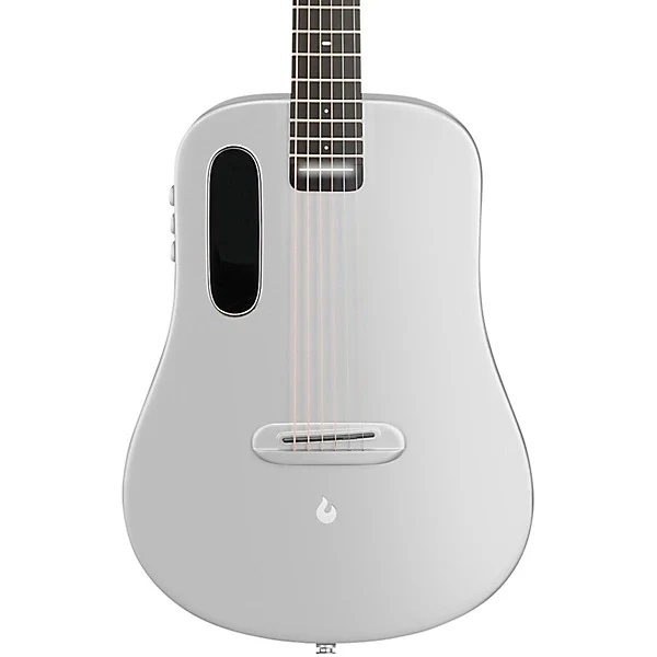 Lava ME AIR Carbon Acoustic-Electric Guitar with Airflow Bag - Silver - Image 3