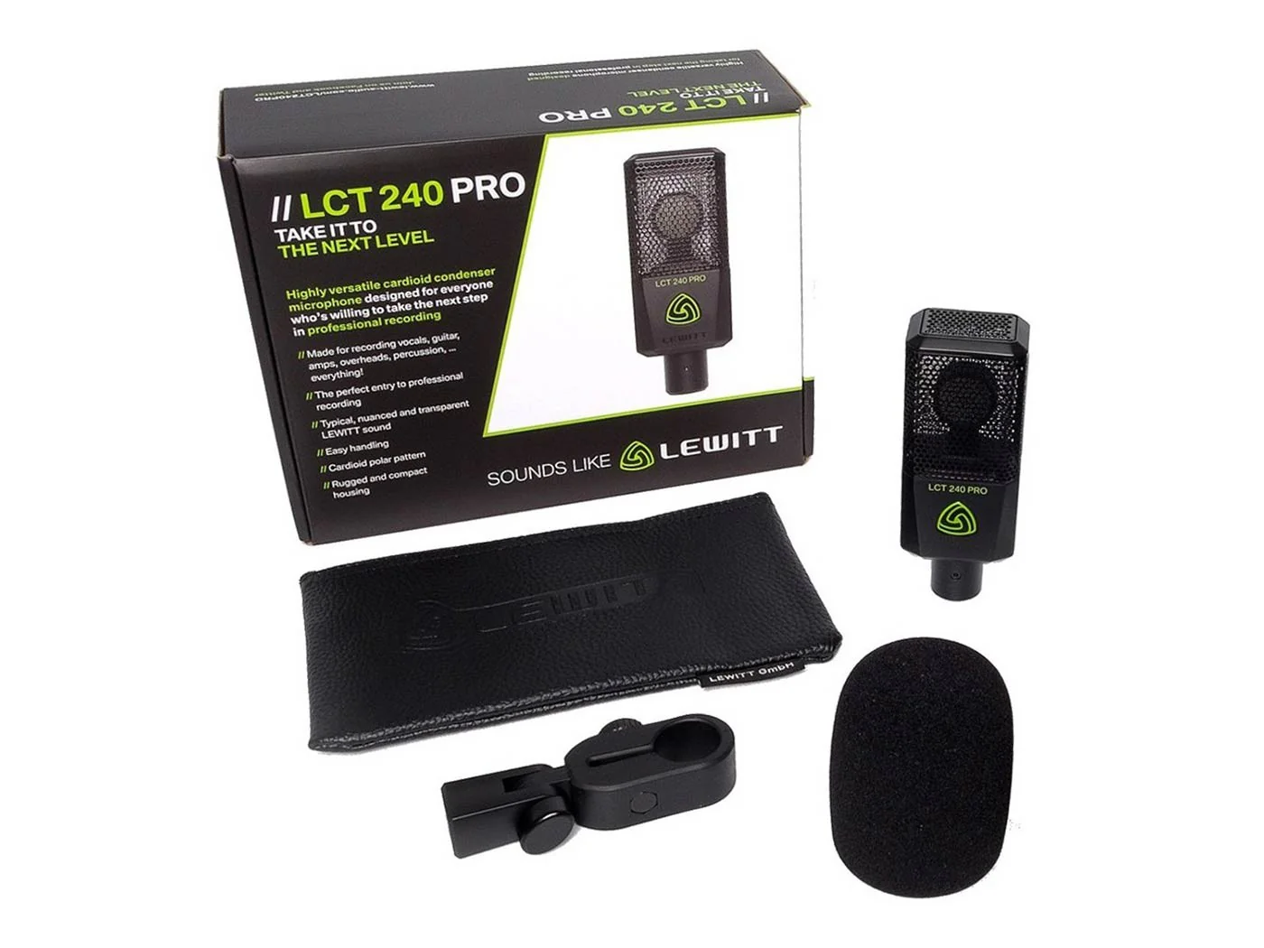 Lewitt LCT 240 Pro Condenser Microphone - Black - Image 3