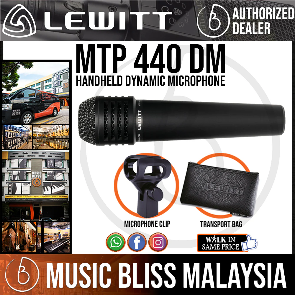 Lewitt MTP 440 DM Handheld Dynamic Microphone