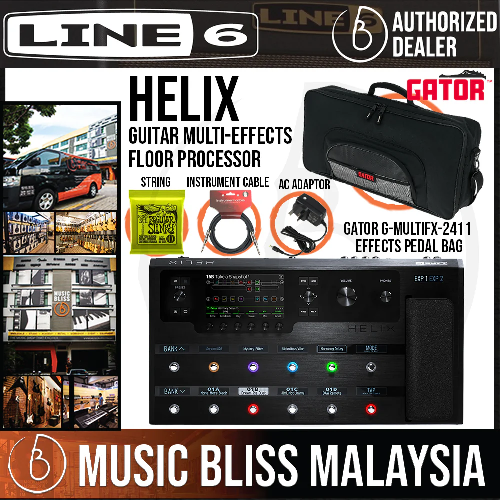 Line 6 Helix Guitar Multi-effects Floor Processor - Image 2