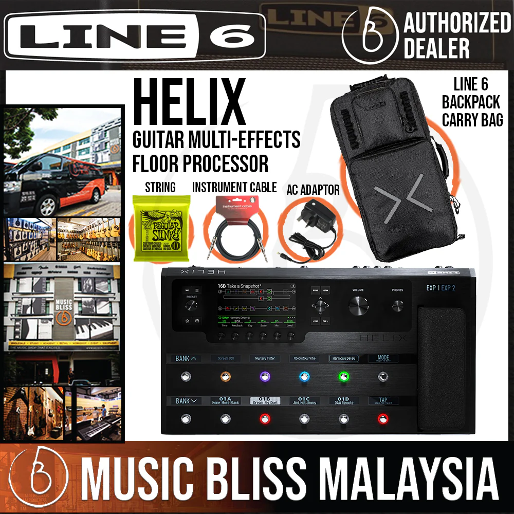 Line 6 Helix Guitar Multi-effects Floor Processor - Image 3