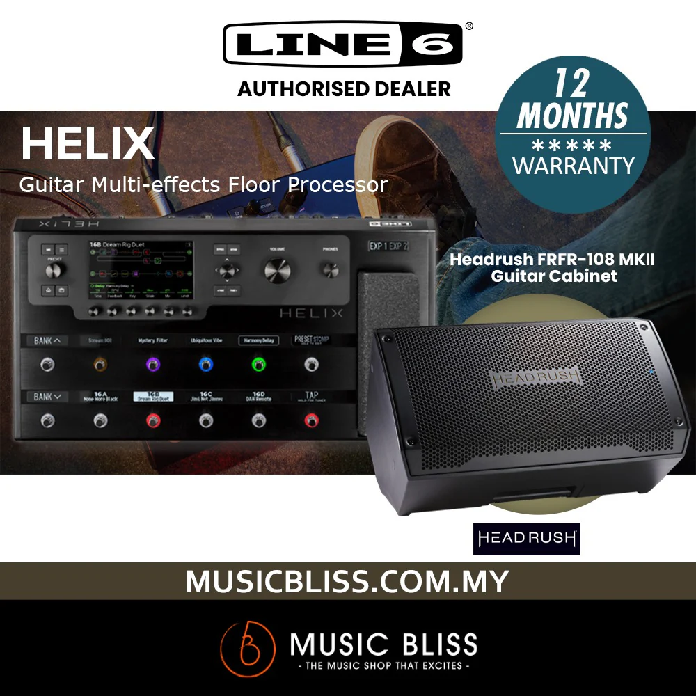 Line 6 Helix Guitar Multi-effects Floor Processor - Image 4