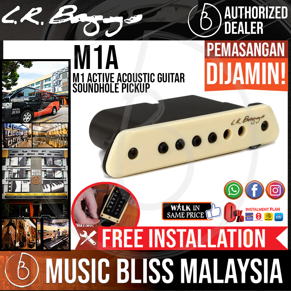 LR Baggs M1 Active Acoustic Guitar Soundhole Pickup [Free In-Store Installation]