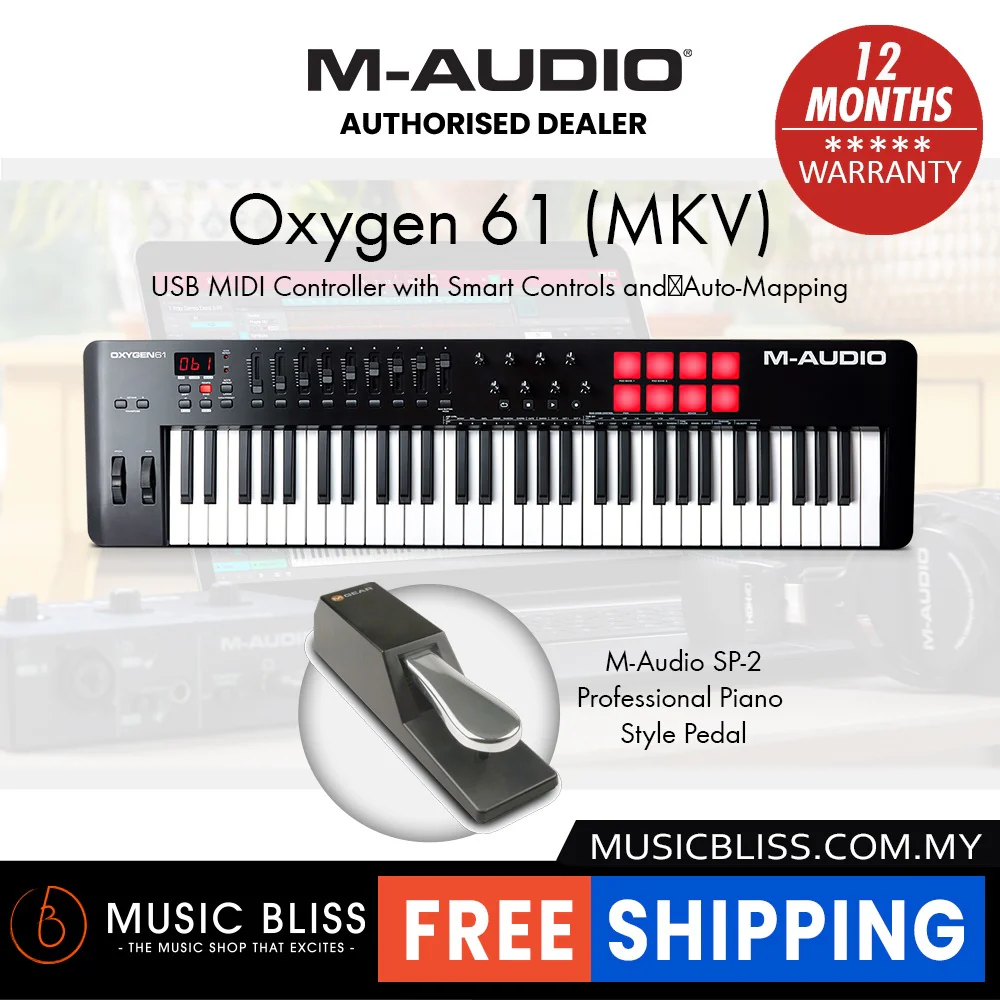 M-Audio Oxygen 61 MKV 61-key MIDI Controller Keyboard - Image 3