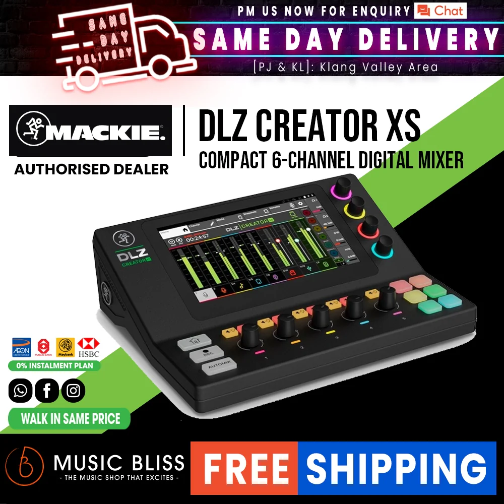 Mackie DLZ Creator XS Compact 6-channel Digital Mixer