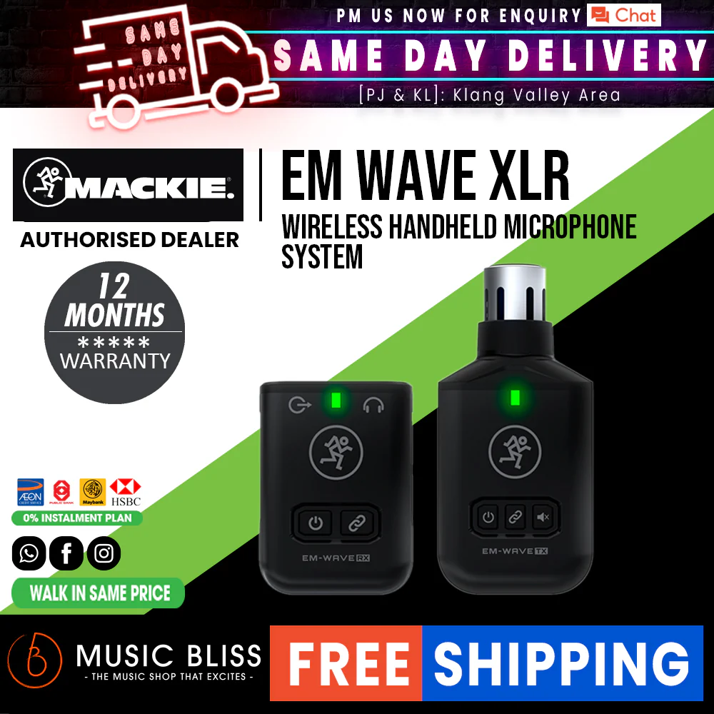 Mackie EleMent Wave XLR Wireless Microphone System