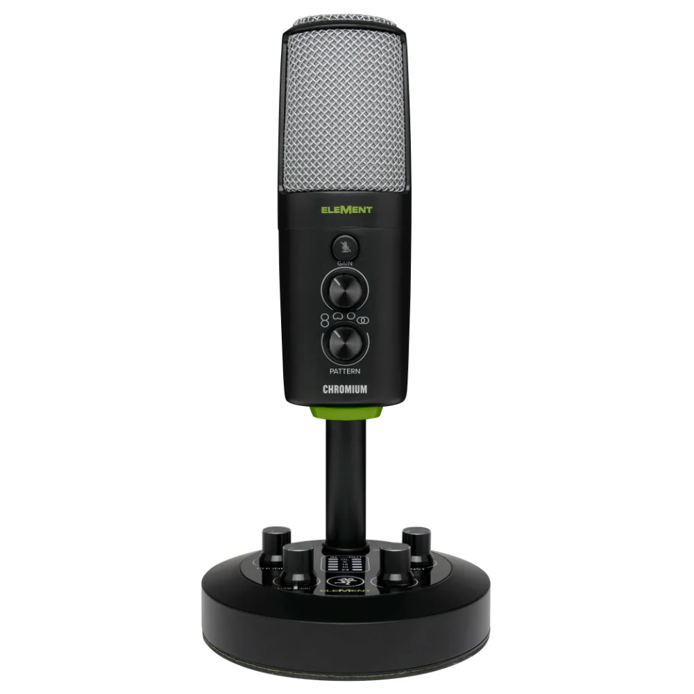Mackie EM-CHROMIUM USB Condenser Microphone with 2-channel Mixer - Image 2