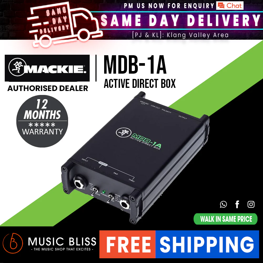 Mackie MDB-1A Active Direct Box